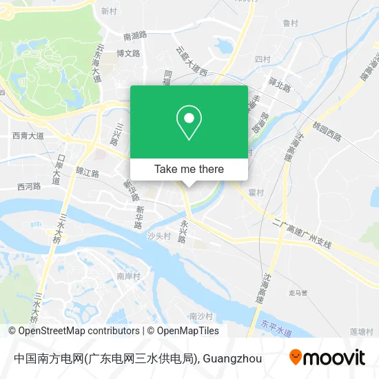 中国南方电网(广东电网三水供电局) map