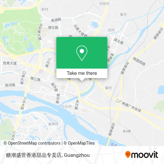 糖潮盛世香港甜品专卖店 map