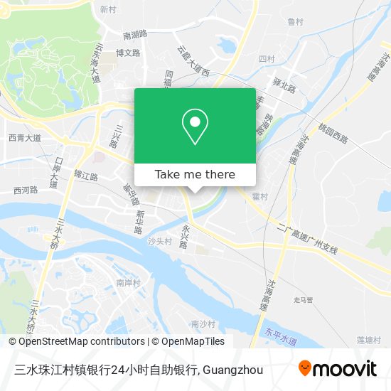 三水珠江村镇银行24小时自助银行 map