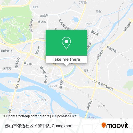 佛山市张边社区民警中队 map