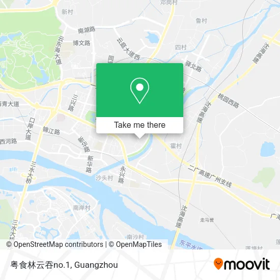 粤食林云吞no.1 map