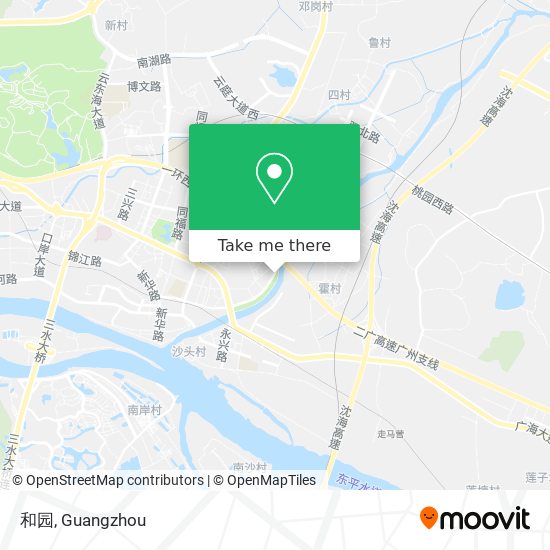 和园 map