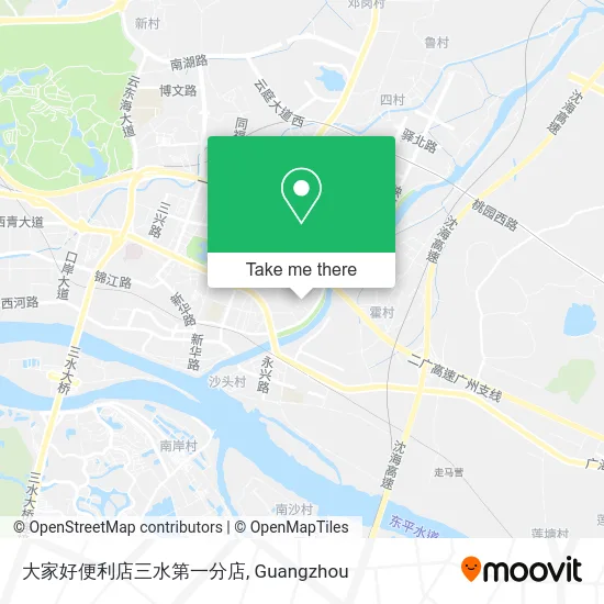 大家好便利店三水第一分店 map