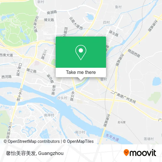 馨怡美容美发 map