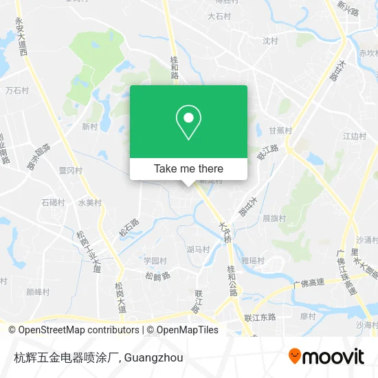 杭辉五金电器喷涂厂 map