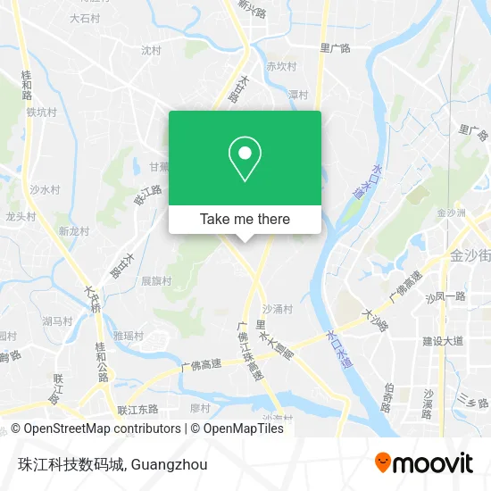 珠江科技数码城 map