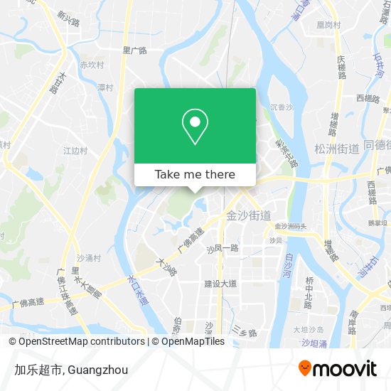 加乐超市 map