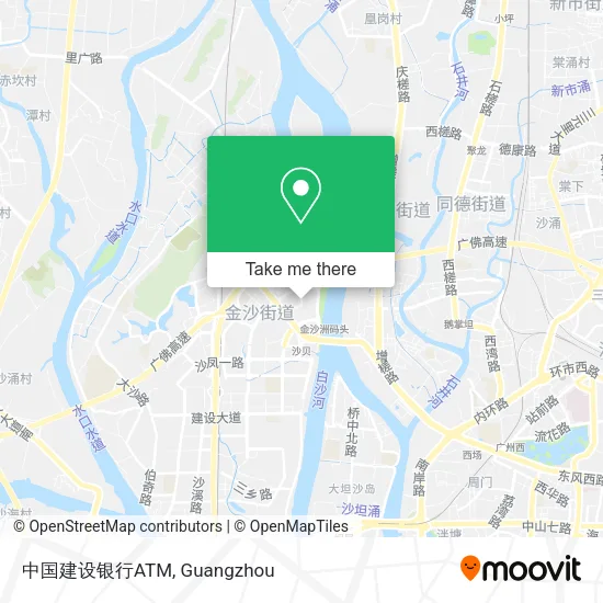 中国建设银行ATM map