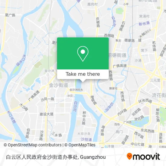 白云区人民政府金沙街道办事处 map