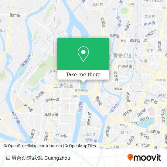 白眉合劲道武馆 map