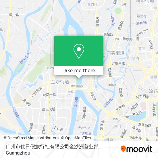 广州市优日假旅行社有限公司金沙洲营业部 map