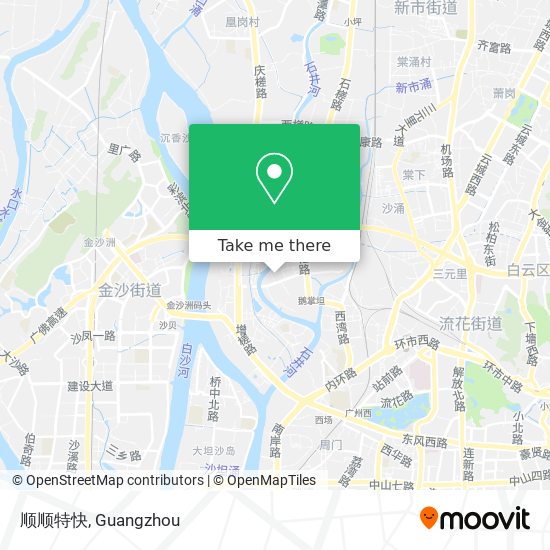 顺顺特快 map