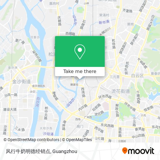 风行牛奶明德经销点 map