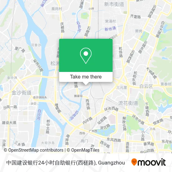 中国建设银行24小时自助银行(西槎路) map
