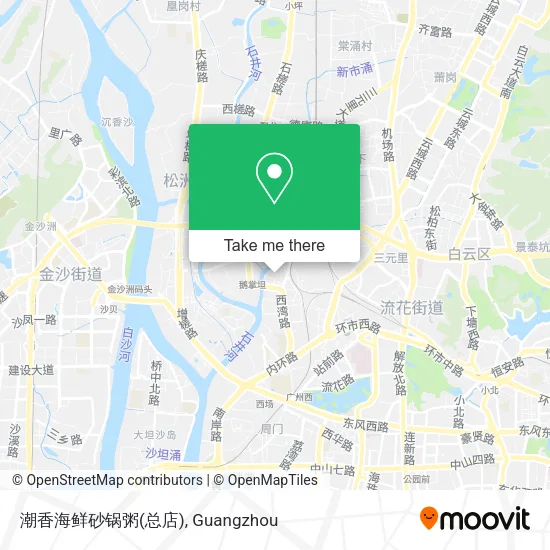 潮香海鲜砂锅粥(总店) map