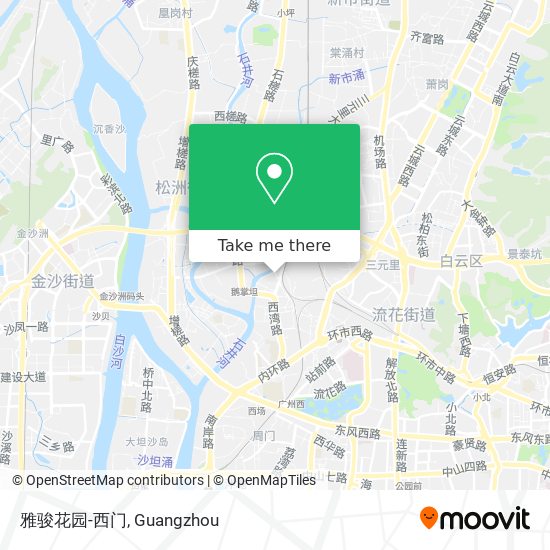 雅骏花园-西门 map