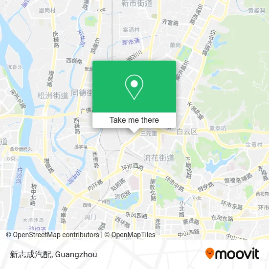 新志成汽配 map
