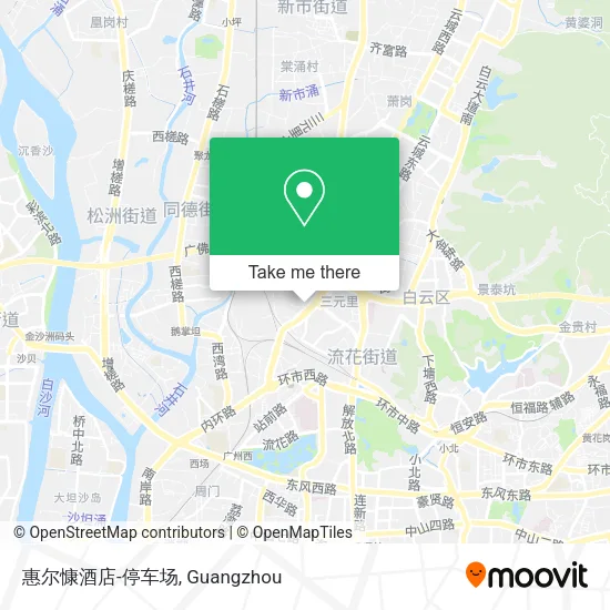 惠尔慷酒店-停车场 map