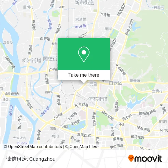 诚信租房 map