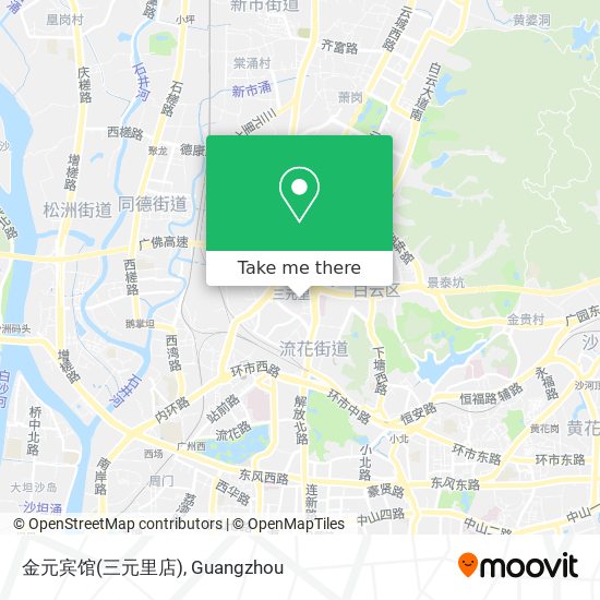 金元宾馆(三元里店) map