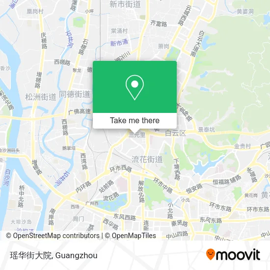 瑶华街大院 map