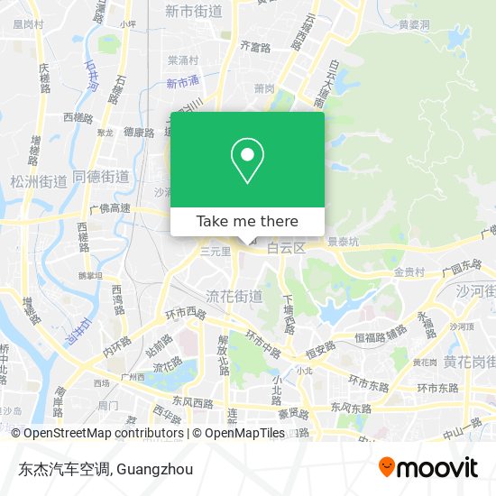 东杰汽车空调 map
