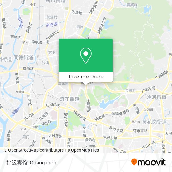 好运宾馆 map
