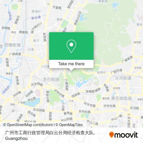 广州市工商行政管理局白云分局经济检查大队 map