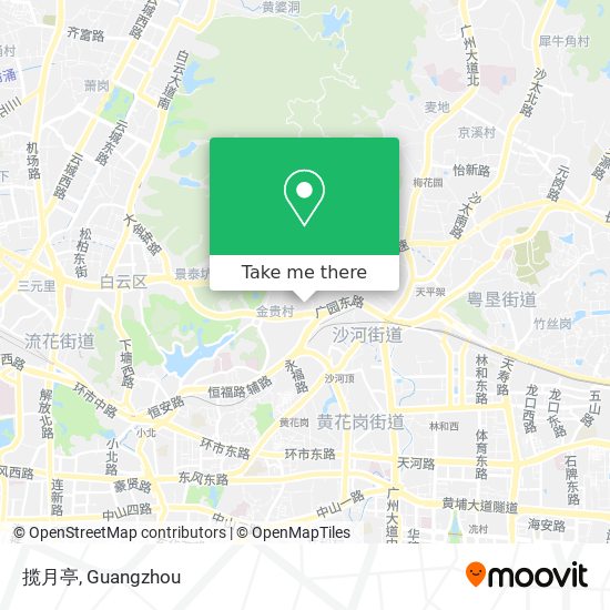 揽月亭 map