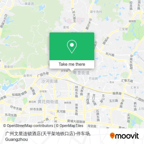 广州文星连锁酒店(天平架地铁口店)-停车场 map