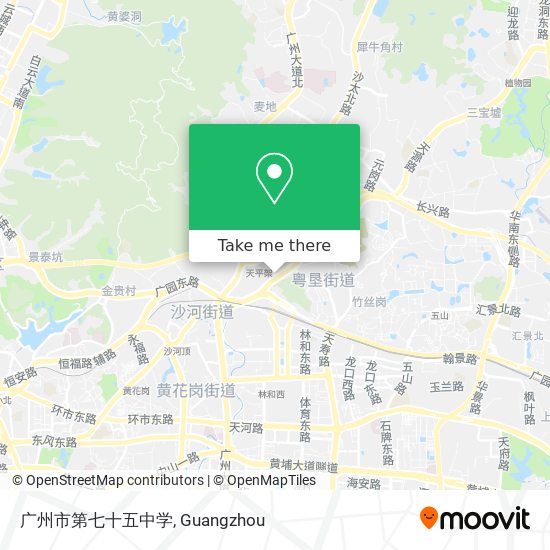 广州市第七十五中学 map