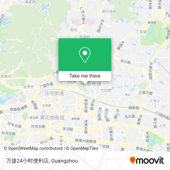万捷24小时便利店 map