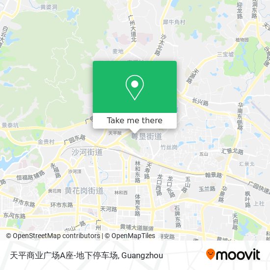 天平商业广场A座-地下停车场 map