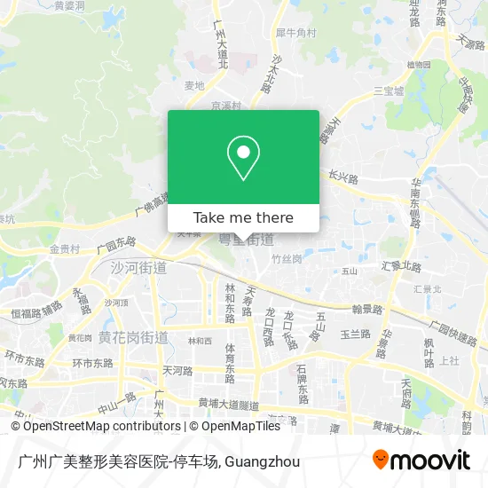 广州广美整形美容医院-停车场 map