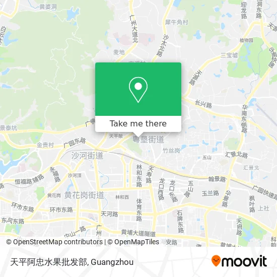 天平阿忠水果批发部 map