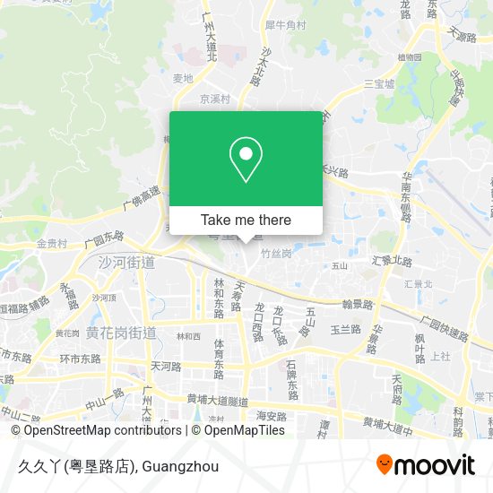 久久丫(粤垦路店) map