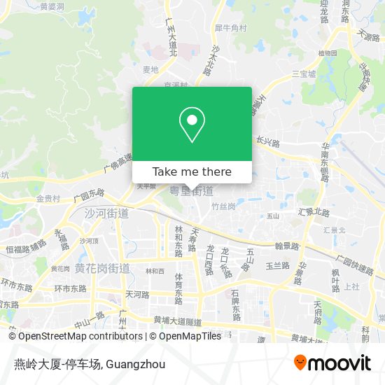 燕岭大厦-停车场 map