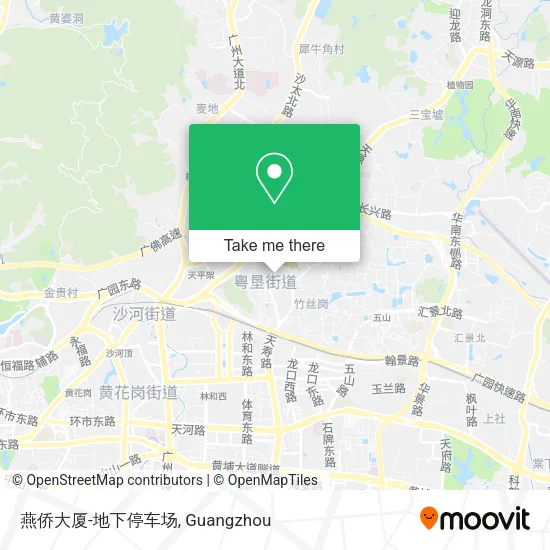 燕侨大厦-地下停车场 map