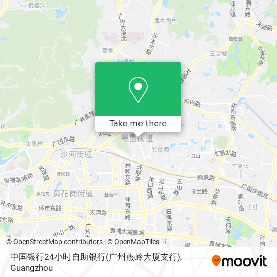 中国银行24小时自助银行(广州燕岭大厦支行) map
