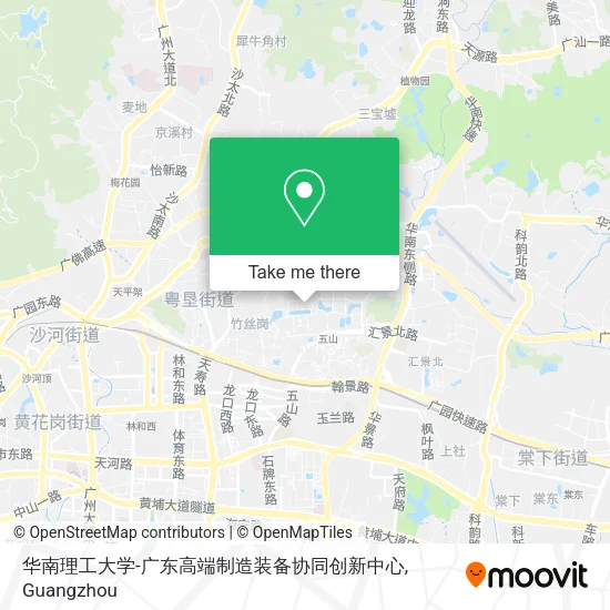 华南理工大学-广东高端制造装备协同创新中心 map