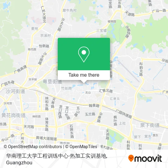 华南理工大学工程训练中心-热加工实训基地 map