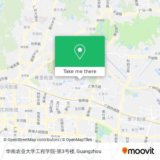 华南农业大学工程学院-第3号楼 map