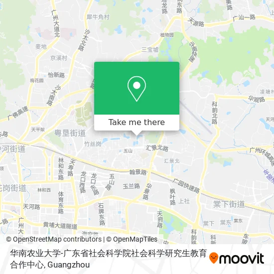 华南农业大学-广东省社会科学院社会科学研究生教育合作中心 map