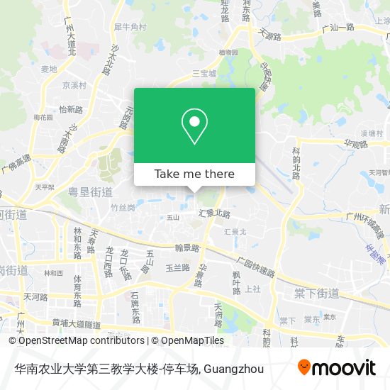 华南农业大学第三教学大楼-停车场 map