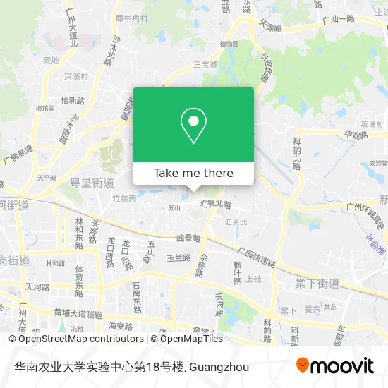 华南农业大学实验中心第18号楼 map