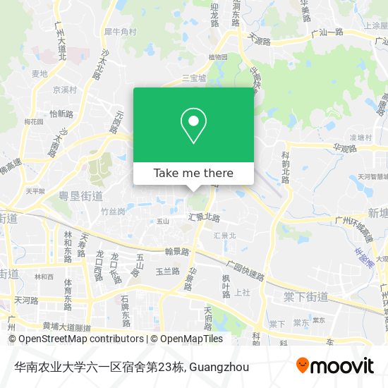 华南农业大学六一区宿舍第23栋 map