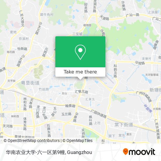 华南农业大学-六一区第9幢 map