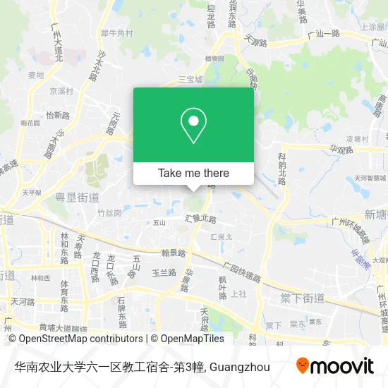华南农业大学六一区教工宿舍-第3幢 map
