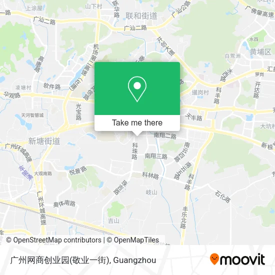 广州网商创业园(敬业一街) map