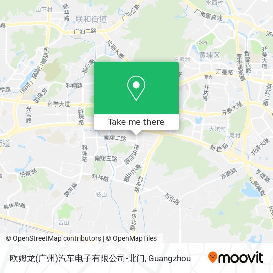欧姆龙(广州)汽车电子有限公司-北门 map